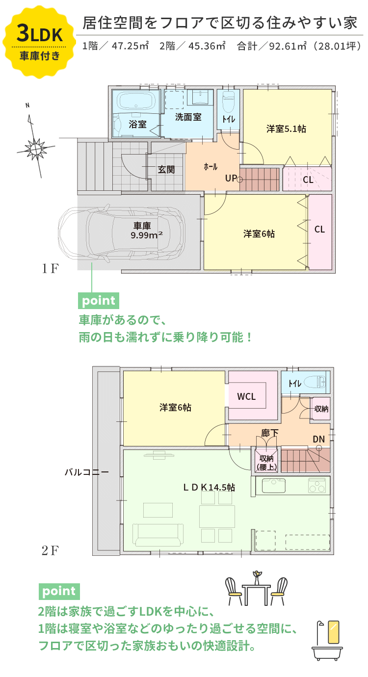 屋上にルーフテラスのあるプライベート空間で家族が楽しめる家